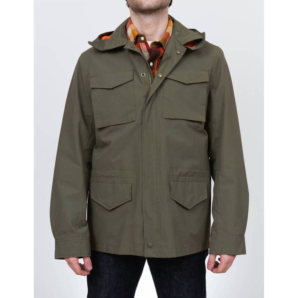 NEW SCHOTT N.Y.C. waterproof light weight jacket in olive